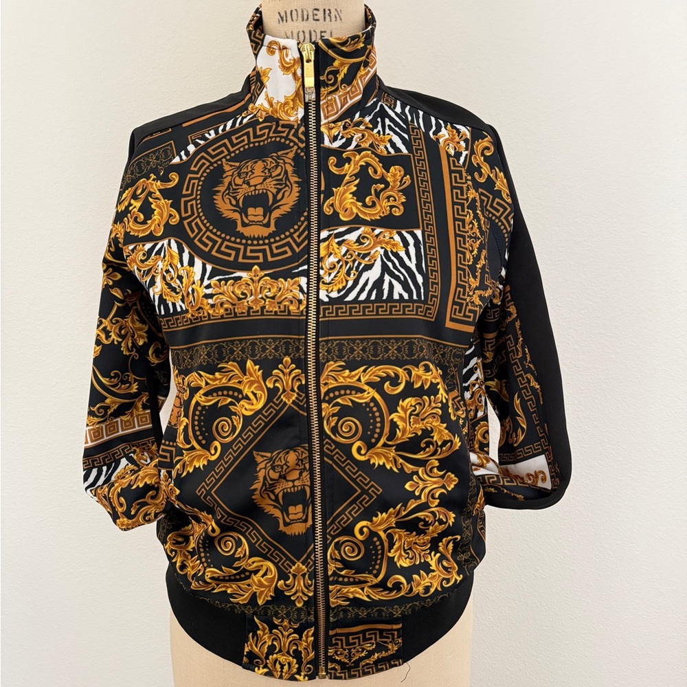 Victorious Tiger Print Track Jacket